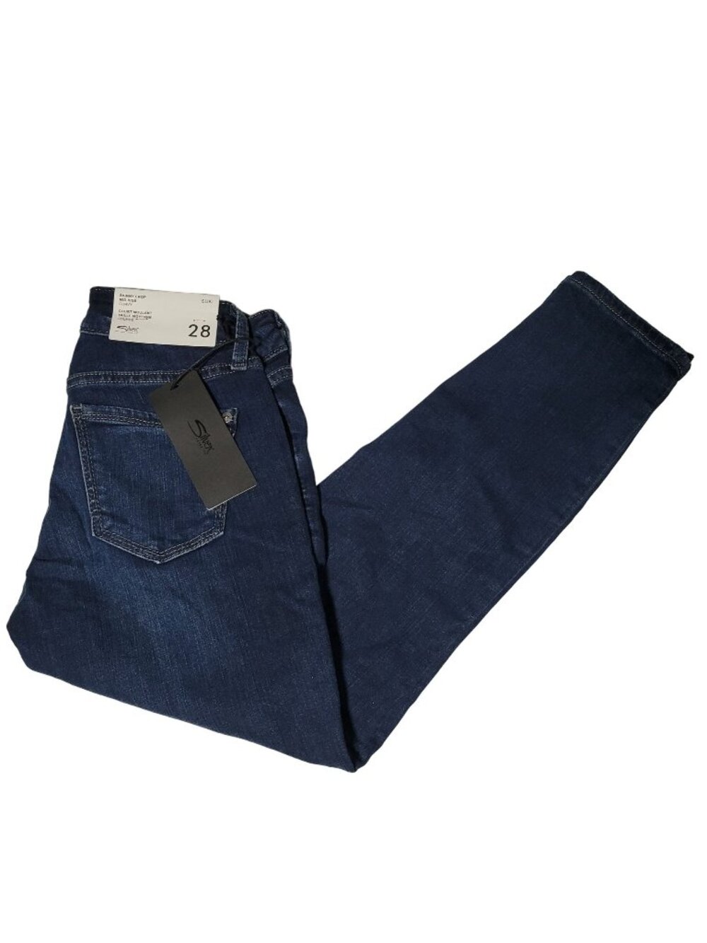 Silver Suki Skinny Crop Mid Rise Curvy Jeans Womens Size 26 Dark Wash Denim Pant